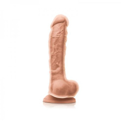 Colours Dual Density 8 inches Beige Dildo by NS Novelties
