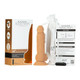 Naked Addiction 8in Dual Density Dildo Caramel by BMS Enterprises - view 4