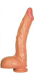Ultra Whopper 11 inches Curved Dong - Beige by NassToys
