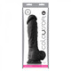 Coloursoft 8in Soft Dildo Black by NS Novelties