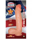 Ultra Whopper 11 inches Curved Head Dong Beige by NassToys - Product SKU NW2625