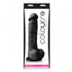 Colours Pleasures 8 inches Silicone Dildo - Black by NS Novelties - Product SKU NSN040523