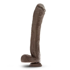 Mr Ed 13 inches Dildo Suction Cup Chocolate Brown Dildo by Blush Novelties