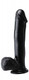 Basix Rubber 12 Inch Dong With Suction Cup Black by Pipedream Products
