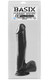 Basix Rubber 12 Inch Dong With Suction Cup Black by Pipedream Products - view 2