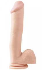 Basix Rubber Works 12 Inches Dong Suction Cup Beige by Pipedream Products