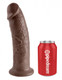 King Cock 10 inches Dildo - Brown Adult Toy