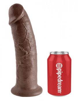 King Penis 10 inches Dildo - Brown by Pipedream Products