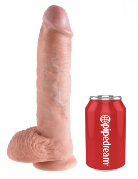 King Penis 10 inches Penis - Beige by Pipedream Products
