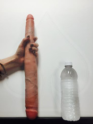 King Cock 16 inches Tapered Double Dildo - Beige Best Sex Toys