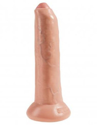 King Cock 9 inches Uncut Dildo Beige Adult Toy