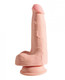 King Penis Triple Density 5 inches Dildo with Balls Beige by Pipedream Products