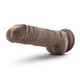 Big Boy 10 inches Dual Density Dildo Brown by Blush Novelties - view 2