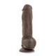 Big Boy 10 inches Dual Density Dildo Brown by Blush Novelties - view 4