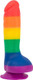 Addiction Justin 8 inches Rainbow Dildo by BMS Enterprises - Product SKU BMS87601