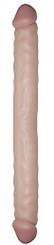 Real Skin All American Whoppers Double Dong 18 inches - Beige