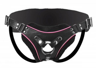 The Strap U Flamingo Low Rise Strap On Harness Black O/S Sex Toy For Sale