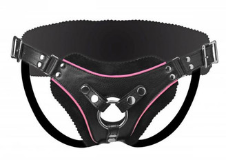 Strap U Flamingo Low Rise Strap On Harness Black O/S by XR Brands