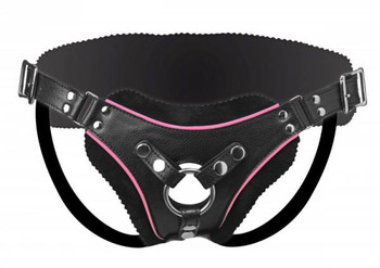 Strap U Flamingo Low Rise Strap On Harness Black O/S by XR Brands