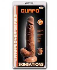 Latin Lover Guapo 9 Inches Dildo - Brown Adult Toy