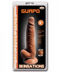 Latin Lover Guapo 9 Inches Dildo - Brown by Hott Products
