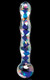 Icicles No 8 Clear Blue Glass Massager by Pipedream Products - view 2