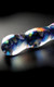 Icicles No 8 Clear Blue Glass Massager by Pipedream Products - view 4