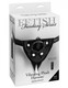 Vibrating Plush Harness Black O/S by Pipedream Products - view 2