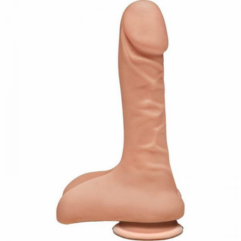The D Super D 9 inches Dildo with Balls Vanilla Beige Best Sex Toy