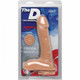 The D Super D 9 inches Dildo with Balls Vanilla Beige by Doc Johnson - Product SKU DJ170007