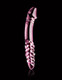 Icicles No 57 Glass Double Dildo Pink by Pipedream - Product SKU PD295700