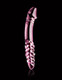 Icicles No 57 Glass Double Dildo Pink by Pipedream Products - view 2