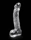 Icicles No 61 Glass Massager G-Spot Dildo Clear by Pipedream - Product SKU PD296100