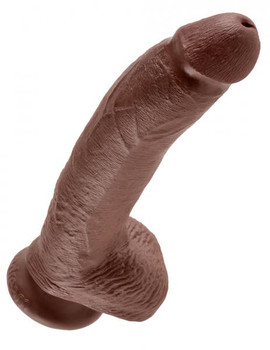King Cock 9 Inches Cock Balls Brown Best Sex Toys
