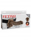 Fetish Fantasy 7 inches Hollow Strap On with Balls Brown by Pipedream Products - view 4