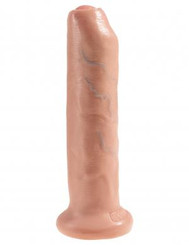 King Cock 7 inches Uncut Dildo Beige Adult Sex Toy