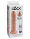 King Cock 7 inches Uncut Dildo Beige by Pipedream - Product SKU PD556121