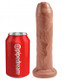 King Cock 7 inches Uncut Dildo Tan by Pipedream - Product SKU PD556122