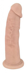 Fleshstixxx Silicone 7 inches Dildo Beige by Curve Toys