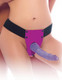 Fetish Fantasy Sensual Comfort Strap On Dildo Purple Sex Toy