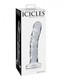 Icicles No. 62 Clear Glass Dildo by Pipedream Products - view 4