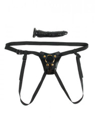Fetish Fantasy Gold Designer Strap On with Dildo by Pipedream Products