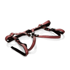 Her Royal Harness The Regal Duchess O/S Red by Cal Exotics