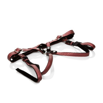 Her Royal Harness The Regal Duchess O/S Red by Cal Exotics