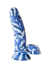 Major Dick Commando Dong Blue Camo 7.25 inches Best Adult Toys