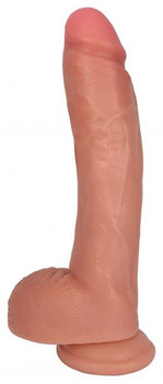 Jock Dong With Balls 10 inches Beige by Curve Toys