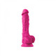 Colours Pleasures 7 inches Silicone Dildo Pink Sex Toys