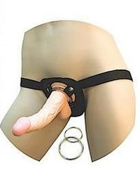All American Whoppers 6.5in Dong With Universal Harness by NassToys