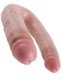 U Shaped Large Double Trouble Dildo - Beige by Pipedream Products - view 2