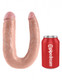 Pipedream U Shaped Large Double Trouble Dildo - Beige - Product SKU PD551521